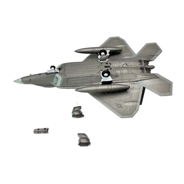 1/100 Scale F-22 Raptor Diecast Model Plane - Image 7