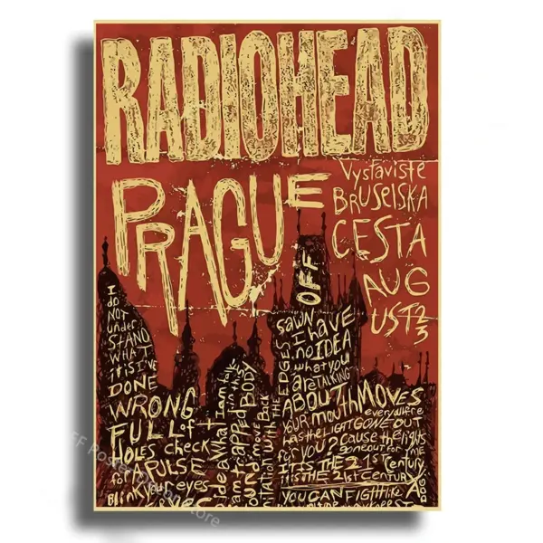 Radiohead Retro Album Art Poster Print - Image 32
