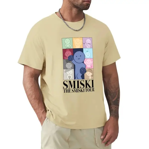 Smiski Eras Cotton T-Shirt for Unisex - Image 3