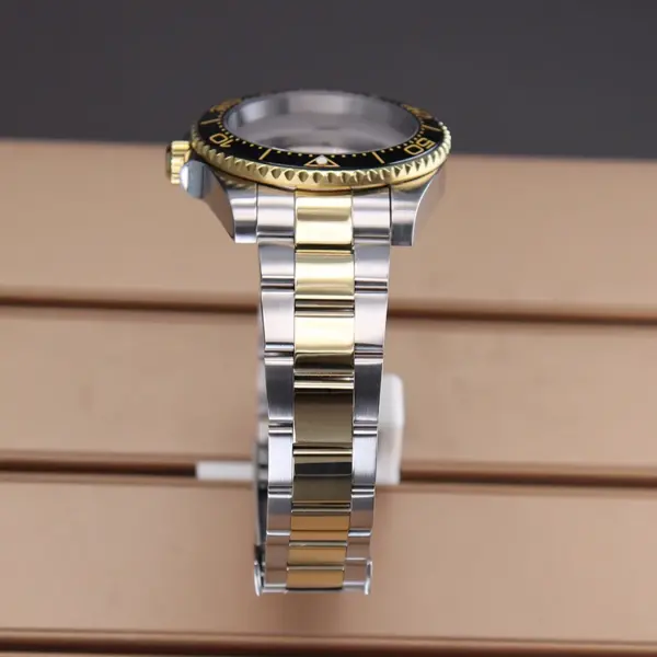 40mm Silver Gold Watch Case for Seiko Movements - Image 5