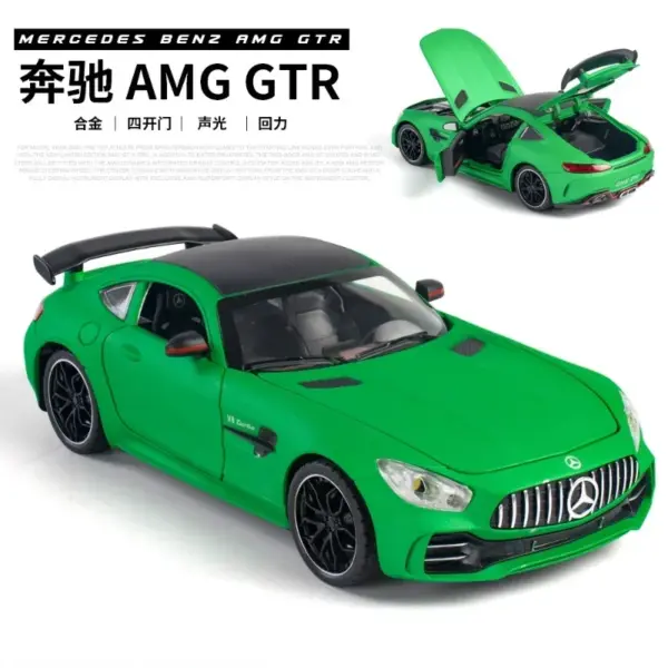 1:24 Mercedes Benz AMG GTR Diecast Model - Image 9