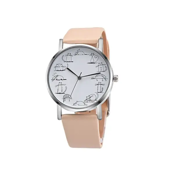 Cat Quartz Wristwatch for Women T-GOER Model 065826 - Image 6