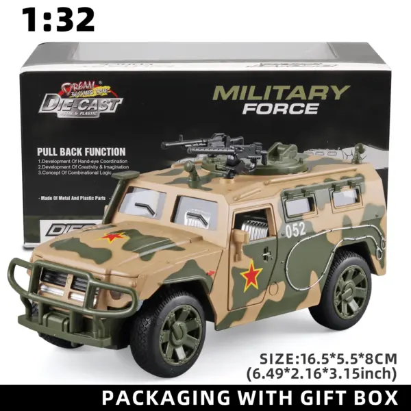 1:32 Scale Tiger Military Vehicle Model - Image 9