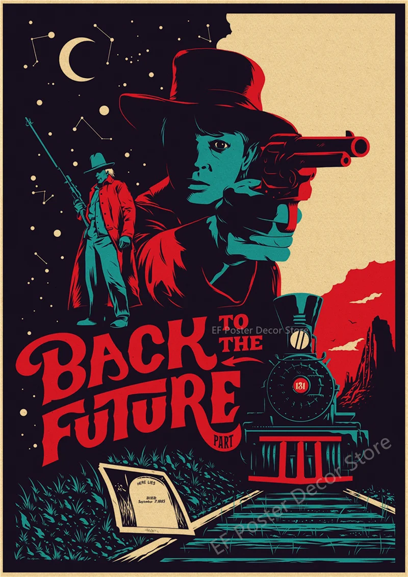 Vintage Back To The Future Movie Poster Print 12 Vintage Back To The Future Movie Poster Print - Image 12
