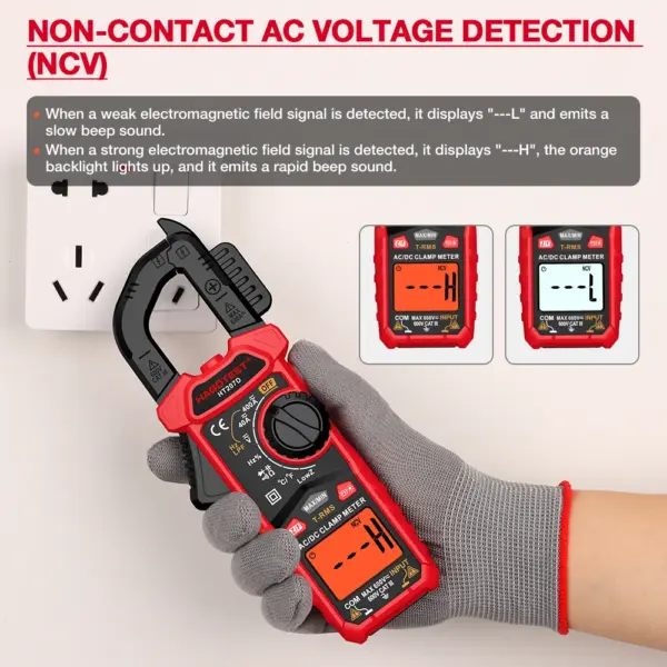 HT207 True RMS Digital Clamp Meter 600A - Image 5