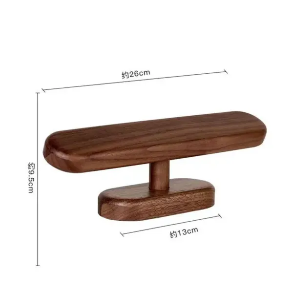 Walnut Jewelry Display Stand Organizer Rack - Image 7