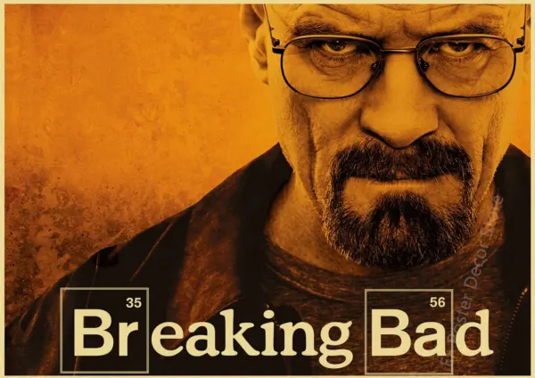 Breaking Bad Retro Canvas Wall Art Poster - Image 24