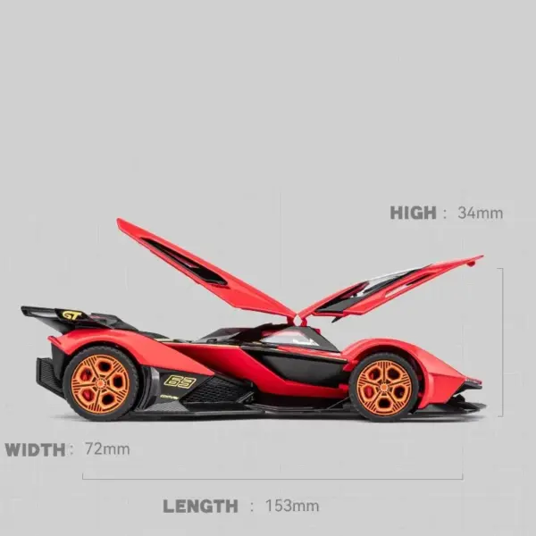 1:32 Scale Lamborghini V12 Vision GT Model Car - Image 3