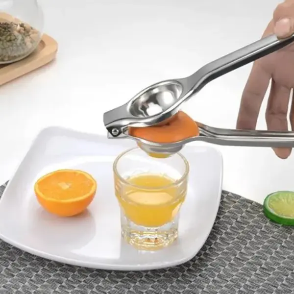 Stainless Steel Manual Lemon and Orange Squeezer - Image 4