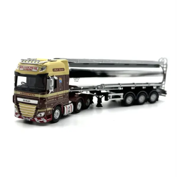 1:76 Scale Diecast Alloy Tank Truck Model