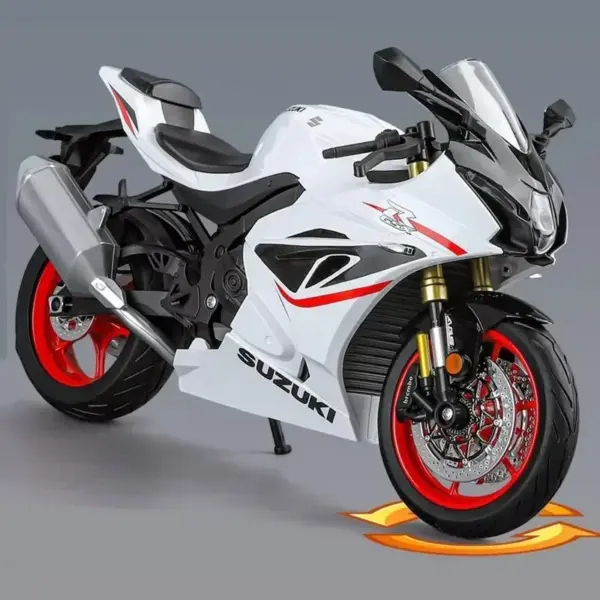 1:9 Suzuki GSX-1000R Diecast Motorcycle Model - Image 4
