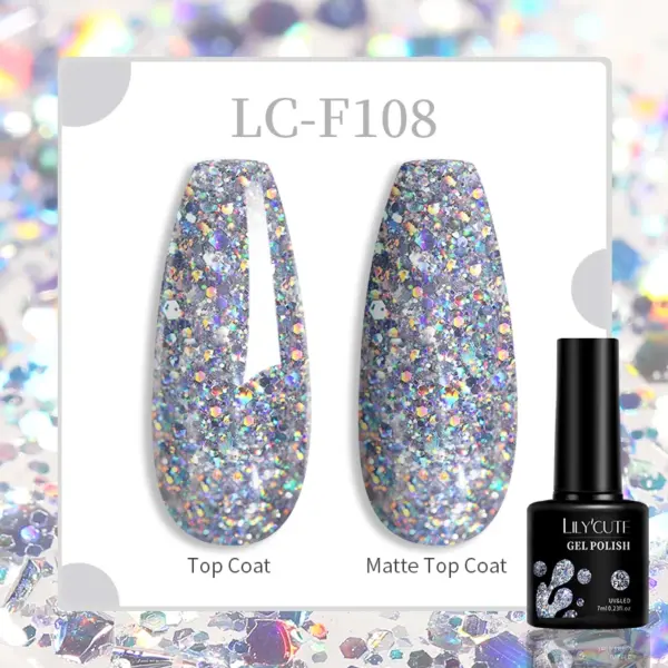 LILYCUTE 129 Colors 7ml Nail Gel Polish - Image 73