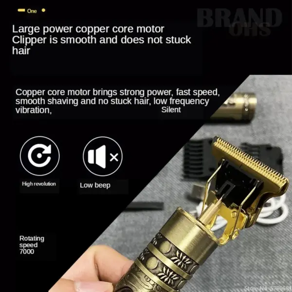 OHS T9 Cordless Hair Clippers for Men - Image 5