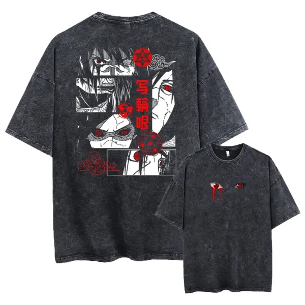 Vintage Anime Graphic Cotton T-Shirt for Summer - Image 2