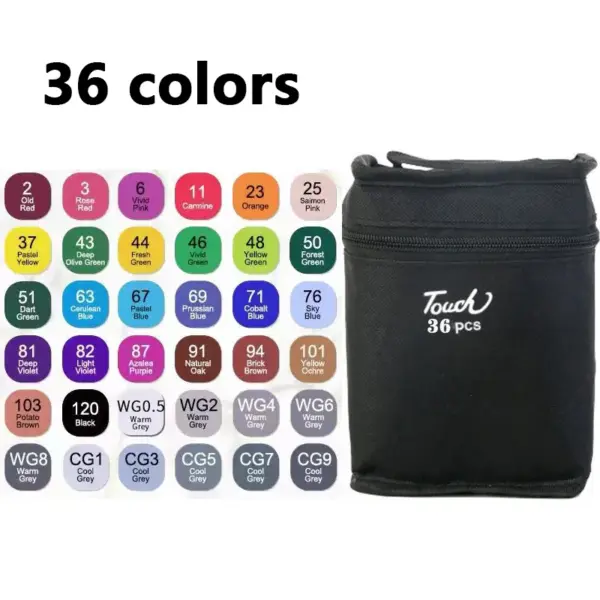 168 Colored Marker Pens Art Set - Image 11