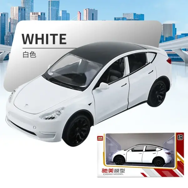 1:24 Tesla Model Y Diecast Metal Car - Image 9