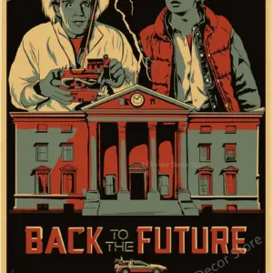 Vintage Back To The Future Movie Poster Print 58 S9692515cbced4f0ebec0018df7a41ef7C 1