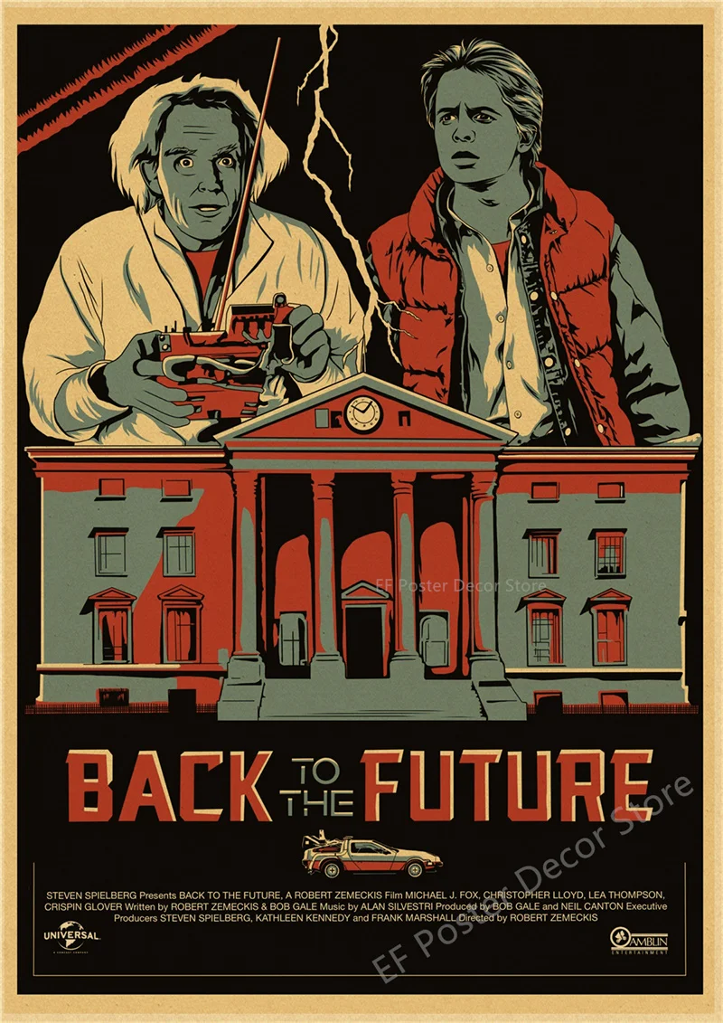 Vintage Back To The Future Movie Poster Print 10 Vintage Back To The Future Movie Poster Print - Image 10