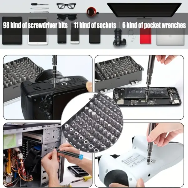 117 in 1 Precision Screwdriver Set Toolkit - Image 3