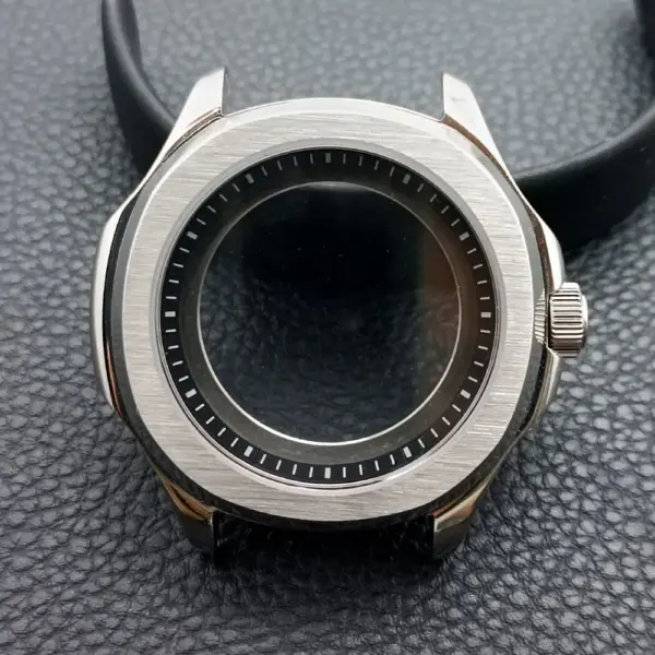 39.5mm Stainless Steel Watch Case with Sapphire Glass - Image 50