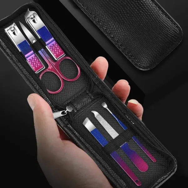 Portable Luxury 6 Piece Manicure Set - Image 7