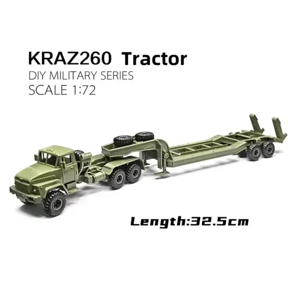 1/72 Military KrAZ-260B Tractor Model Kit - Image 3
