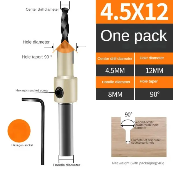 HSS Wood Countersink Drill Bit Set - Image 22