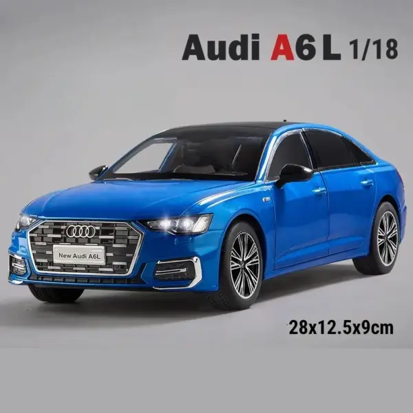 1:18 Audi A6L Alloy Diecast Car Model - Image 8