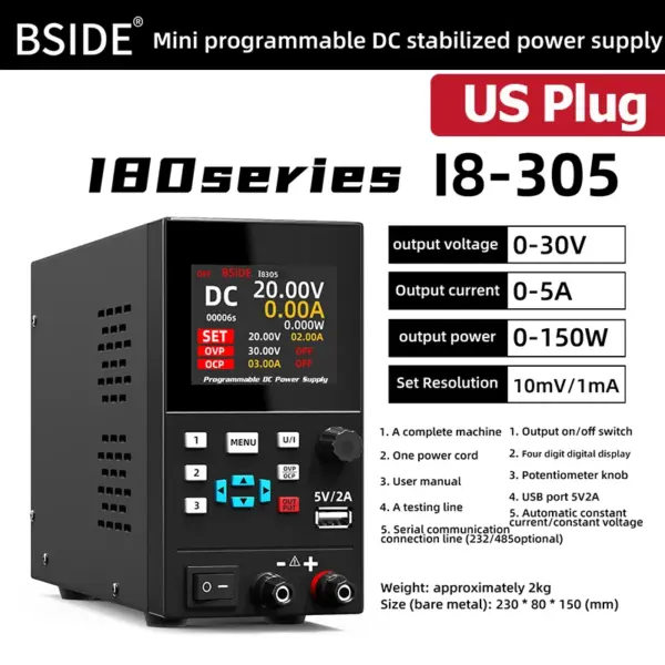 Programmable High Precision DC Power Supply 300W - Image 10