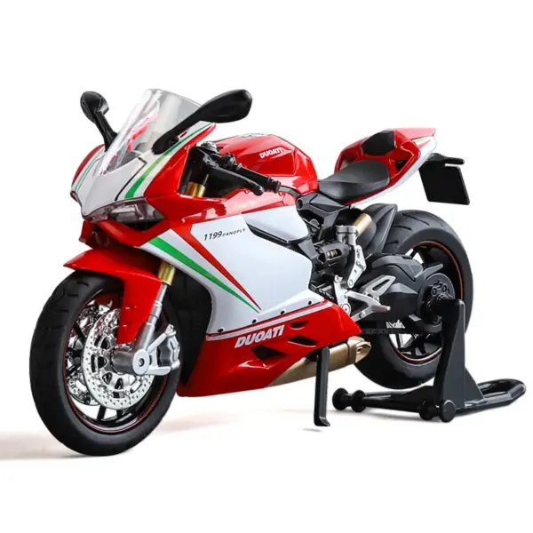 1:12 Scale Diecast 1199 Motorcycle Model - Image 7