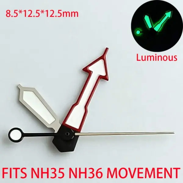 NH35 NH36 Watch Hands Green Luminous Set - Image 10