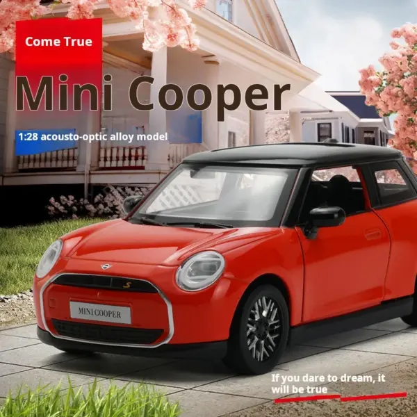 1:28 BMW Mini Cooper Diecast Car Model - Image 2