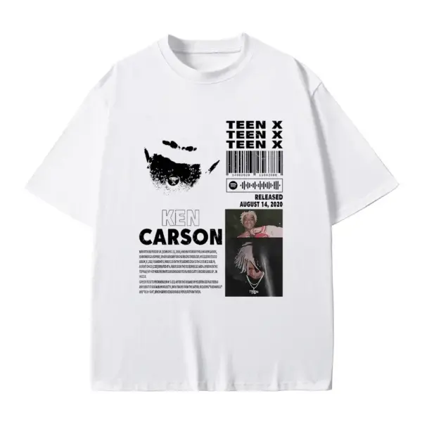 Ken Carson Music Graphic T-Shirt for Juniors - Image 2