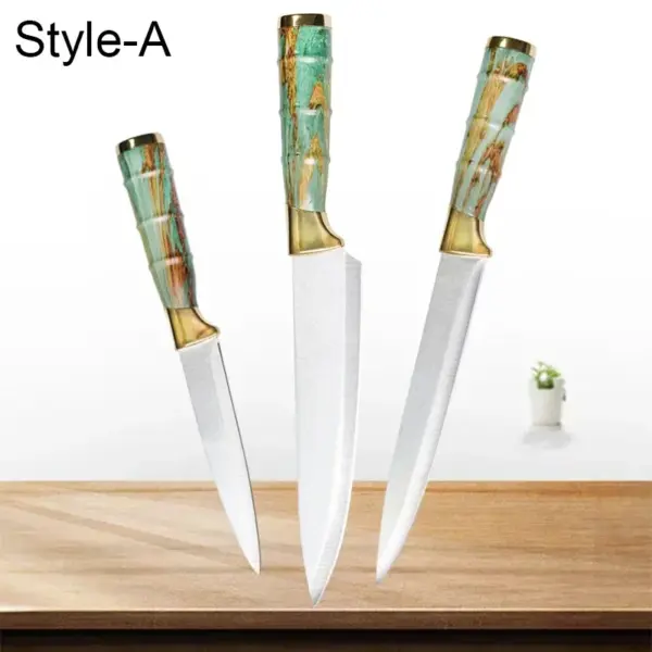 Professional Chef's Multi Knife Set with Box - Image 9