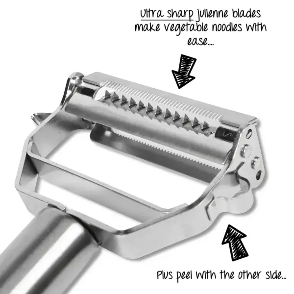 4in1 Stainless Steel Vegetable and Fruit Peeler - Image 5