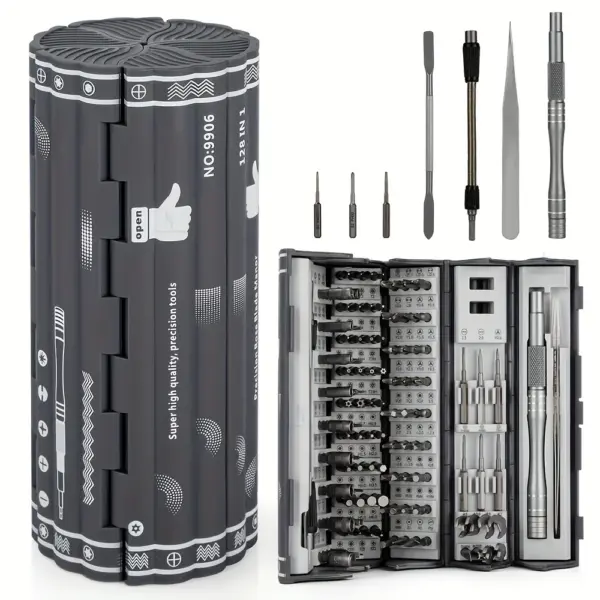 128 in 1 Precision Screwdriver Set with Magnetic Shaft - Image 7