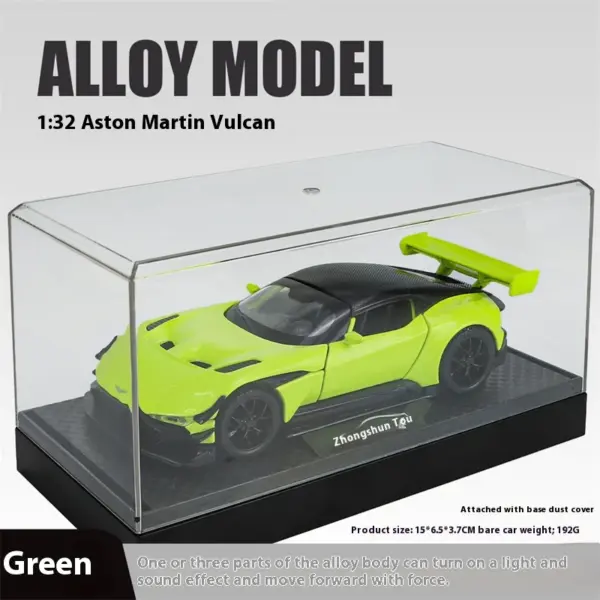 1:32 Aston Martin Alloy Model Car with Sound - Image 8