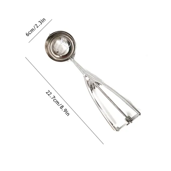 Stainless Steel Ice Cream Scoop Kitchen Tool - Image 8