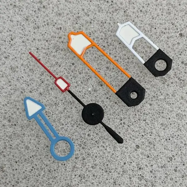 NH34 Movement Watch Hands Set - Luminous Colors - Image 2