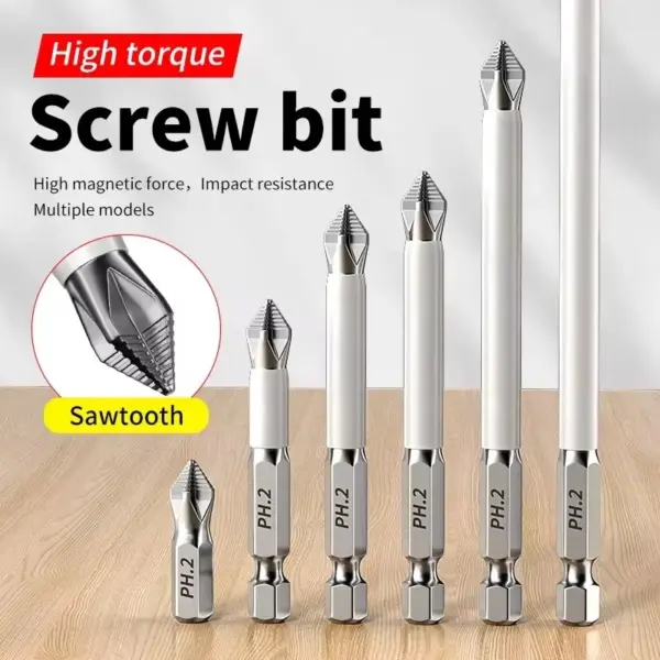 6 PCS Magnetic Hex Screwdriver Bit Set