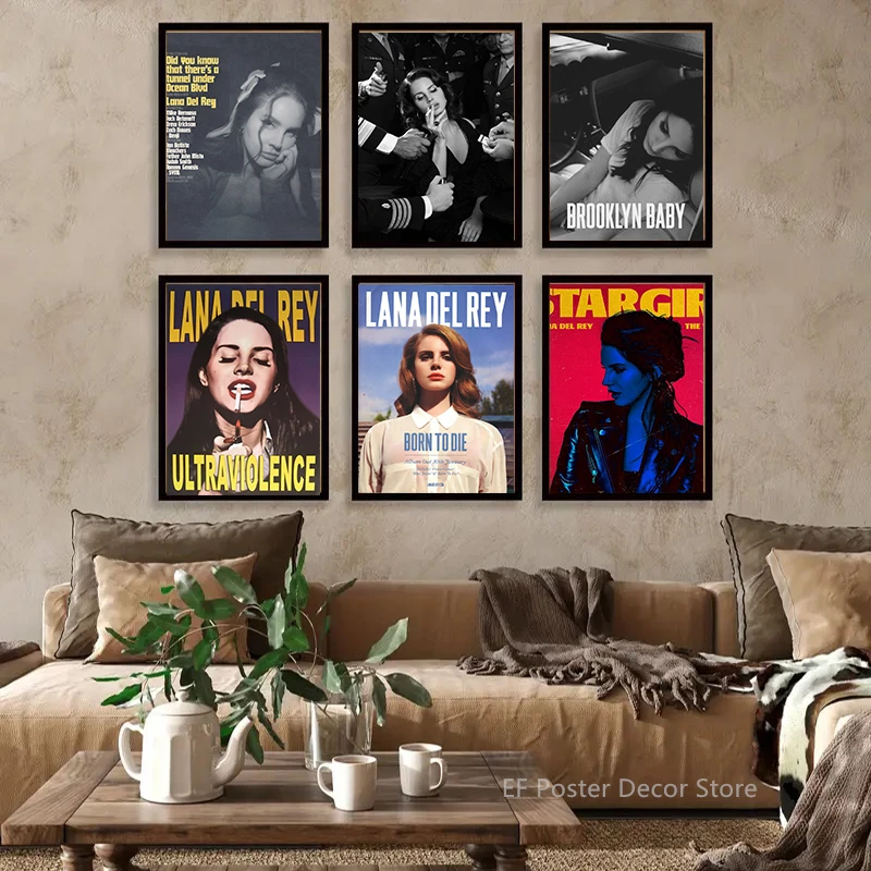 Lana Del Rey Aesthetic Art Poster Unframed 5 Lana Del Rey Aesthetic Art Poster Unframed - Image 5
