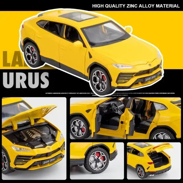 1:24 Lamborghini URUS Metal Diecast Model Car - Image 6