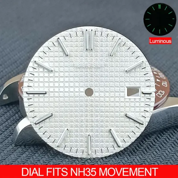 Luminous 31.8mm Watch Dial for NH35 Movement - Image 14