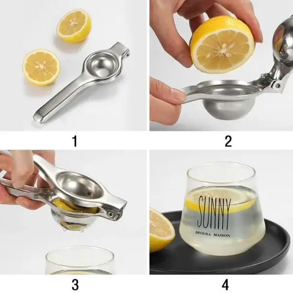 Stainless Steel Manual Lemon Squeezer Tool - Image 6