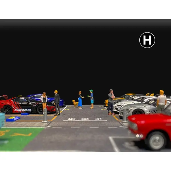 1:64 Scale City Scene Parking Mat 80x55cm - Image 6