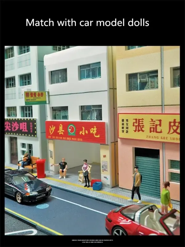 1/64 Scale Miniature City Scene Model Building - Image 2