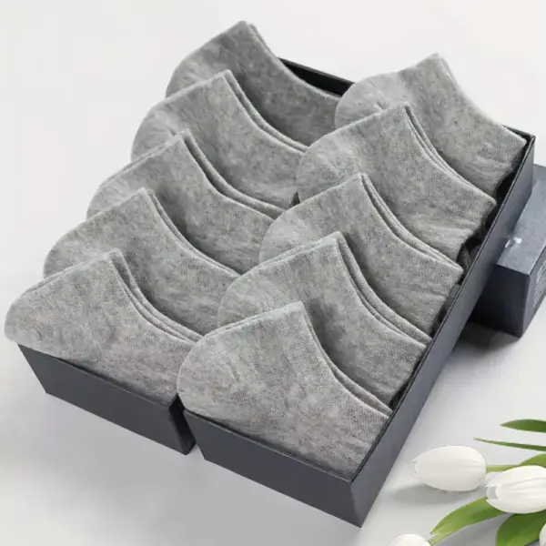 Men's Low Cut Ankle Socks - 5 Pairs - Image 3