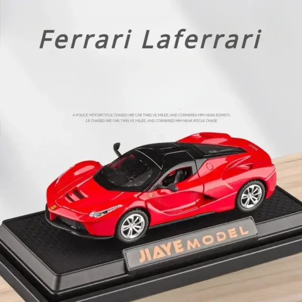 1:36 Ferrari Laferrari Convertible Toy Car