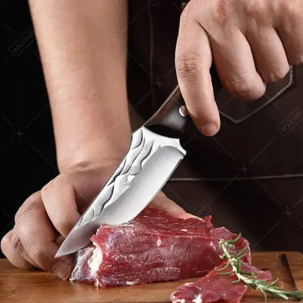 High Carbon Steel Boning Kitchen Knife - Image 2