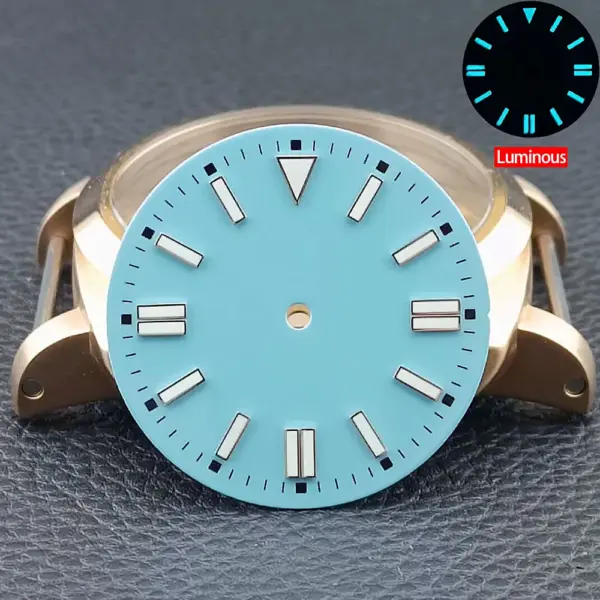 31MM Blue-green Luminous Watch Dial NH35/NH36 - Image 11